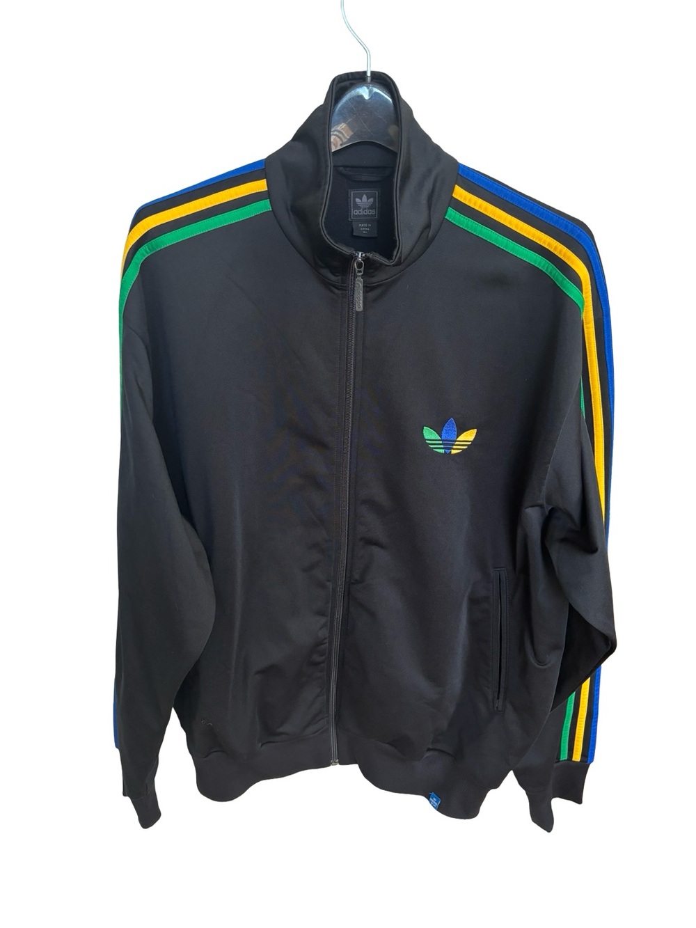 Adidas Grun Mens Black Y2K Jacket Sz XL